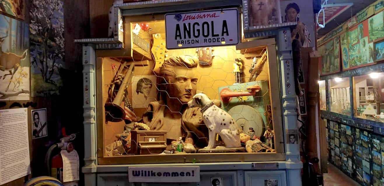 vintage shrine to Elvis Presley