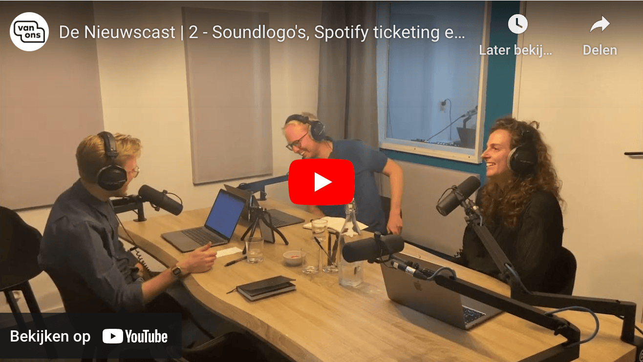 Het soundlogo van Wikipedia, Spotify Ticketing en Influencer tracking – De Nieuwscast Episode 2