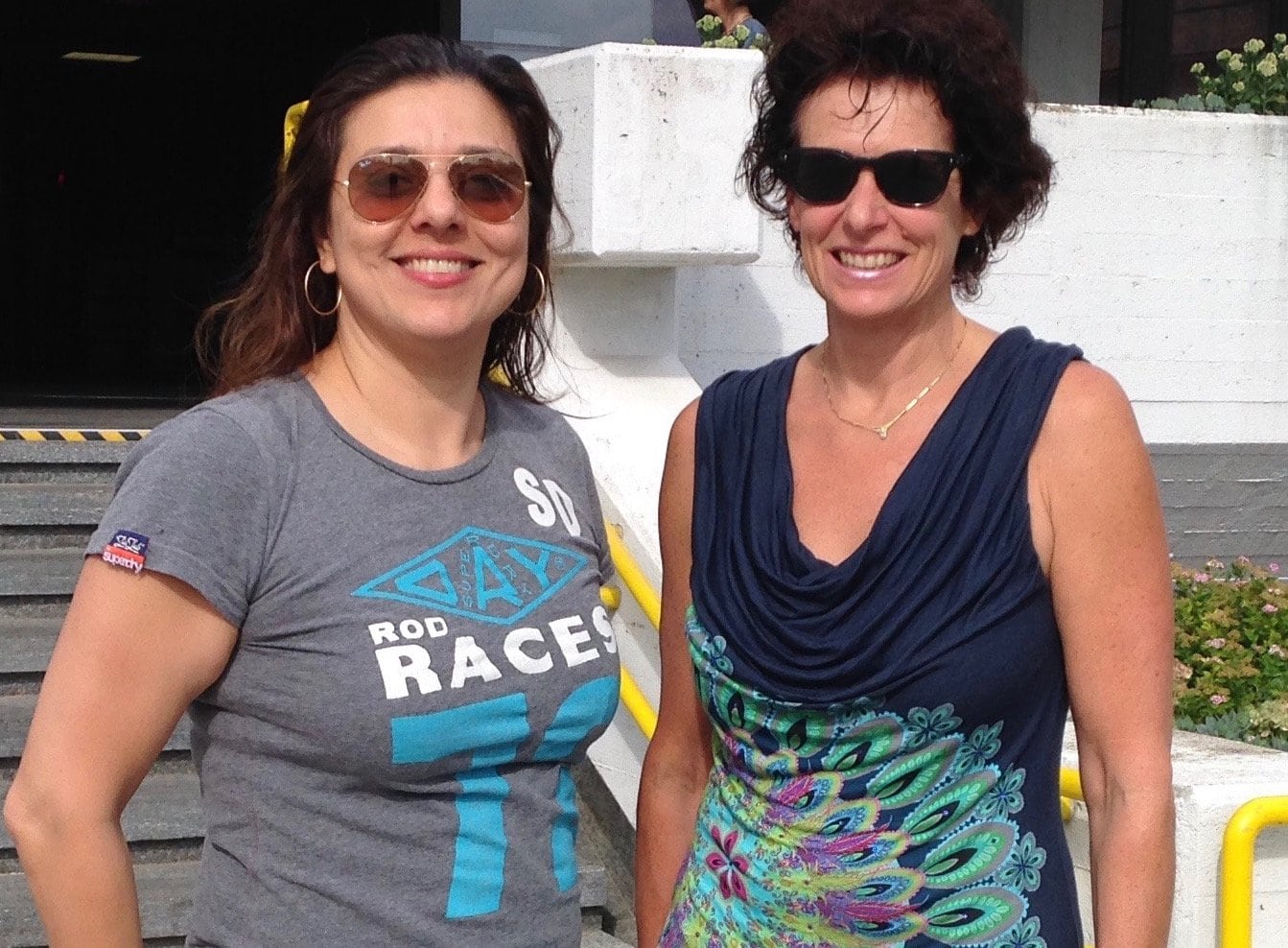 Marjan Moosavi, founder of Blue Wave SwimSchool With founder of Austrian baby swimming Association
