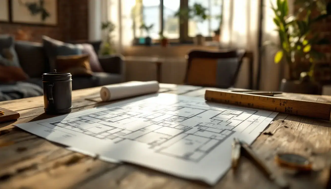 How Vastu Affects Home Energy — A Home Healer consultant and client reviewing a Manchester home's floor plan for
