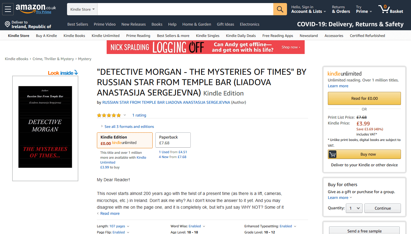 RUSSIAN STAR FROM TEMPLE BAR