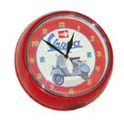Wand-Uhr Vespa L.u. Rot