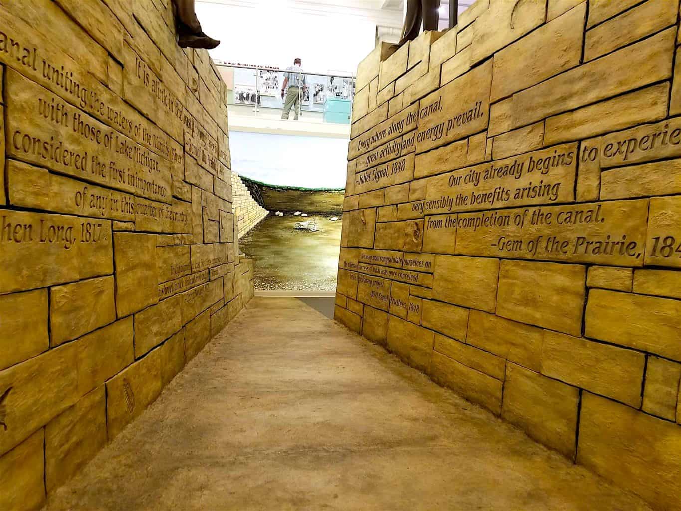 Exploring Things to Do in Joliet, Illinois: Jail, Route 66 & Ice Cream in the canals of the historical museum in Joliet