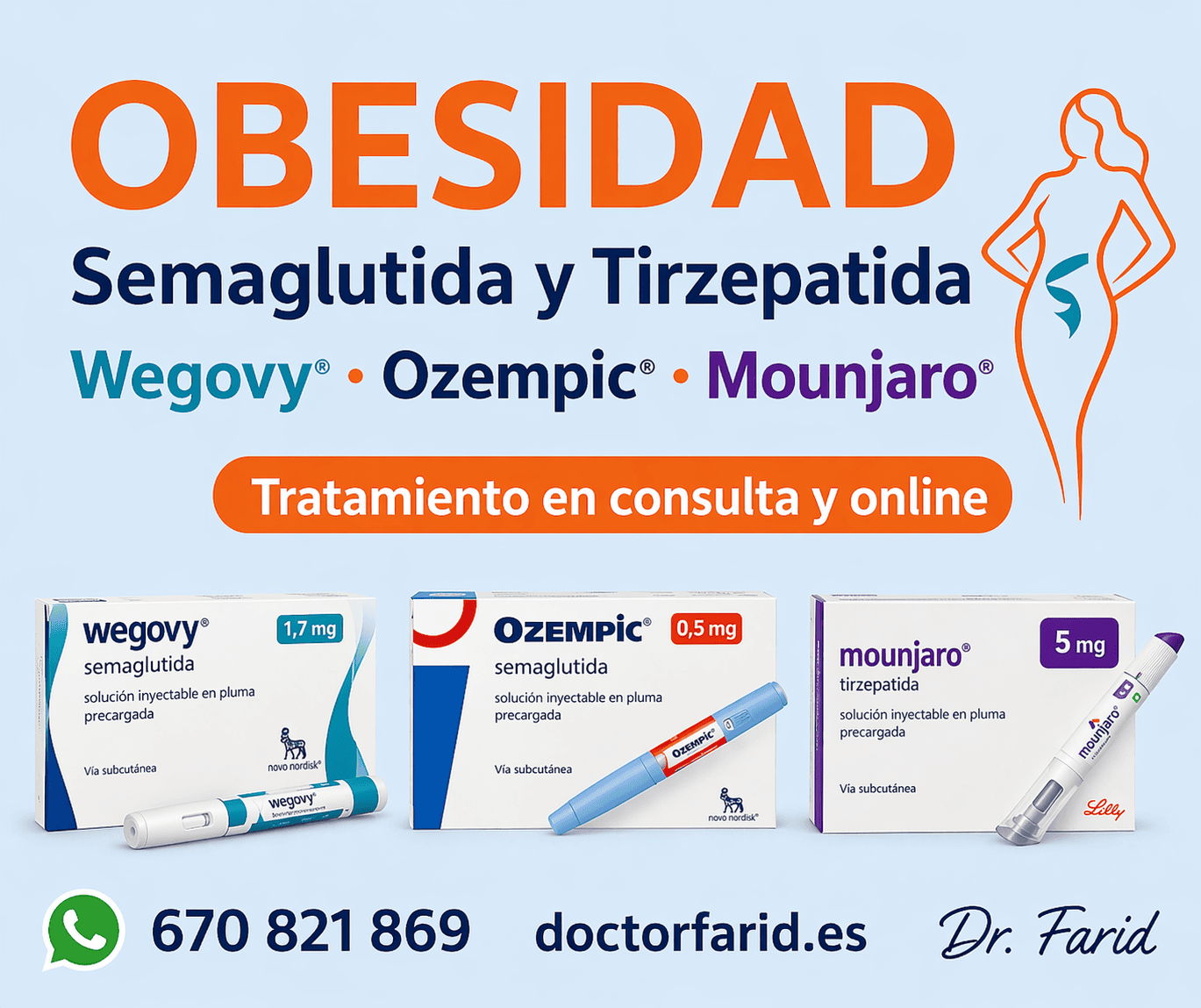 wegovy ozempic mounjaro plumas tratamiento obesidad