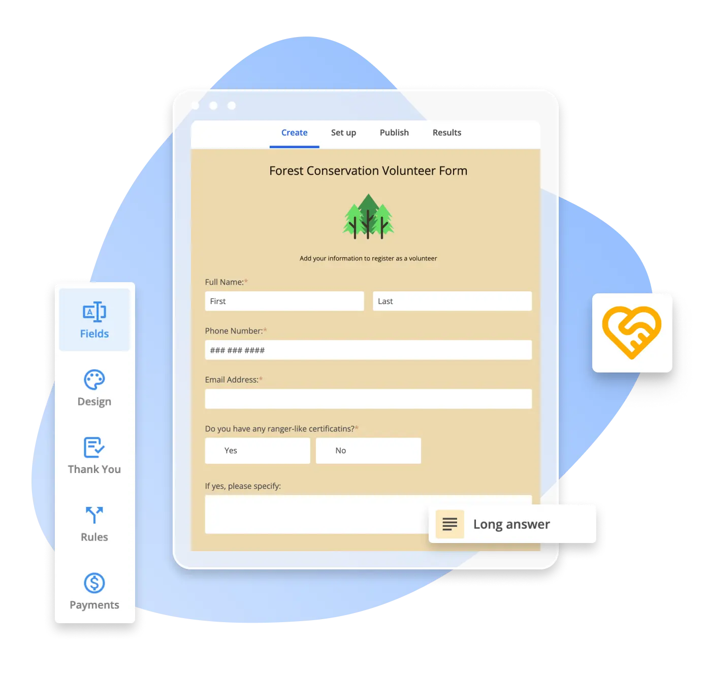 npo-forms Image showing a non profit form