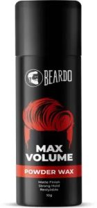 BEARDO Max Volume Powder Wax 10 gm | Strong Hold | Hair Styling Wax Hair Wax  (10 g)