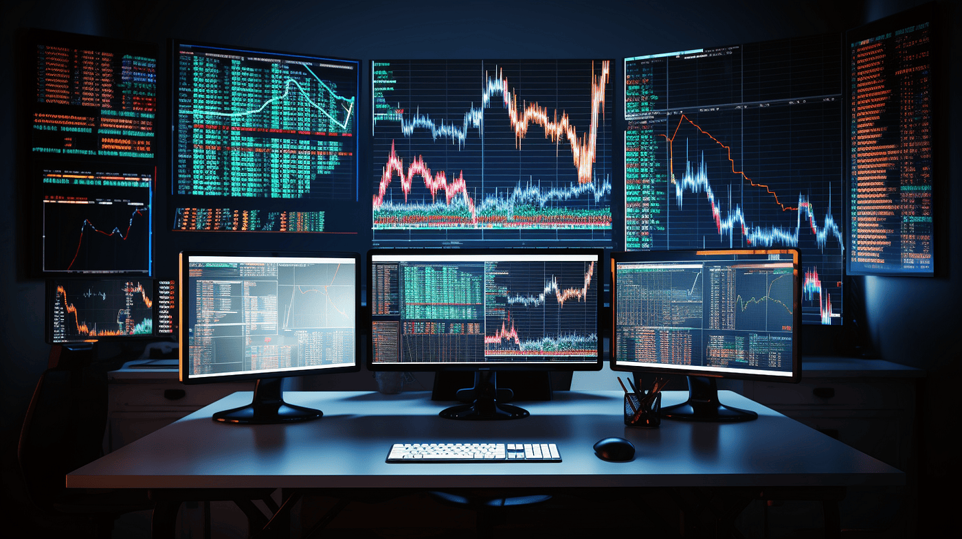 QuadStation 6 Display Trading Computer