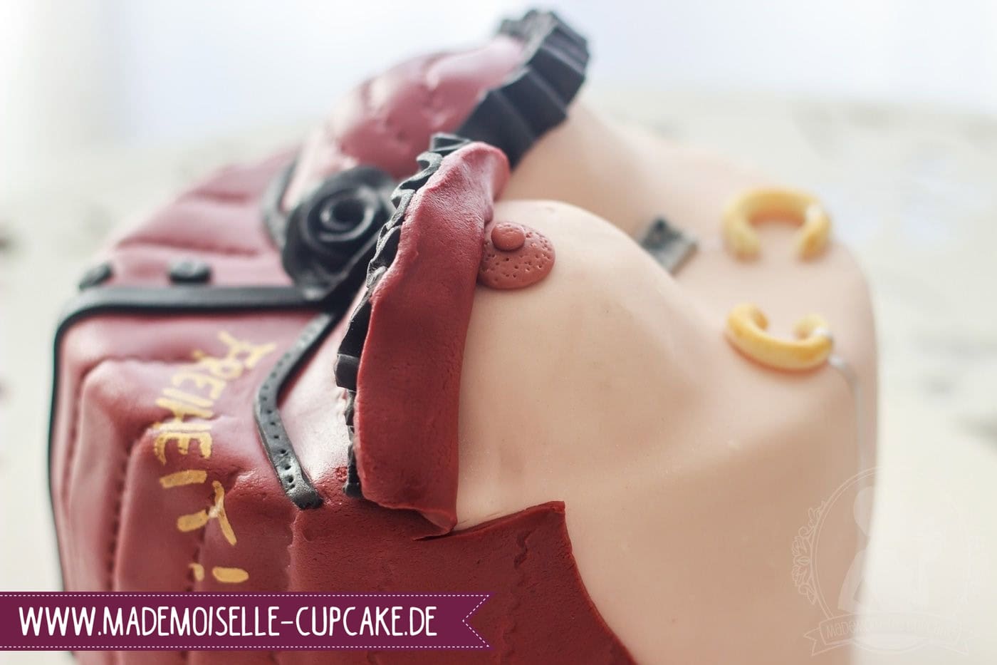 Dessous Torte Erotik Kuchen Cake Motivtorte Mademoiselle Cupcake