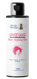 Arewa Hair Styling Oil 3D Mockup