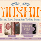 groovy retro display serif font