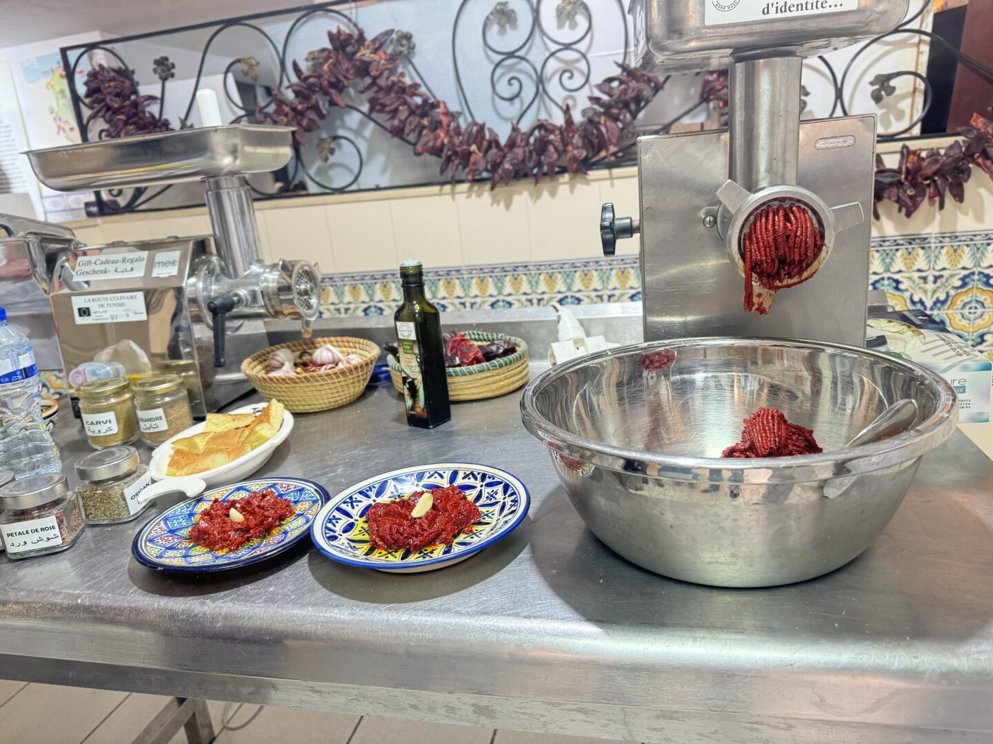 Harissa Making Process - Tunisia