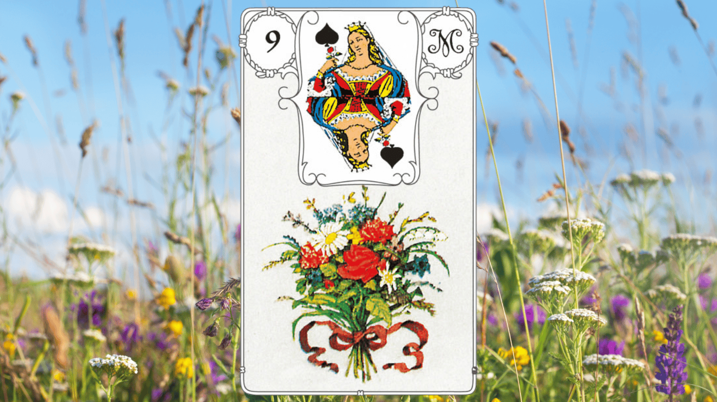 Blumen Lenormand Karte 9