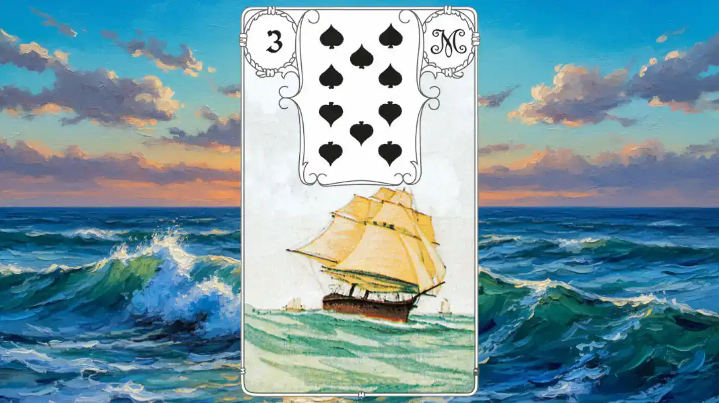 Lenormandkarte Schiff 3