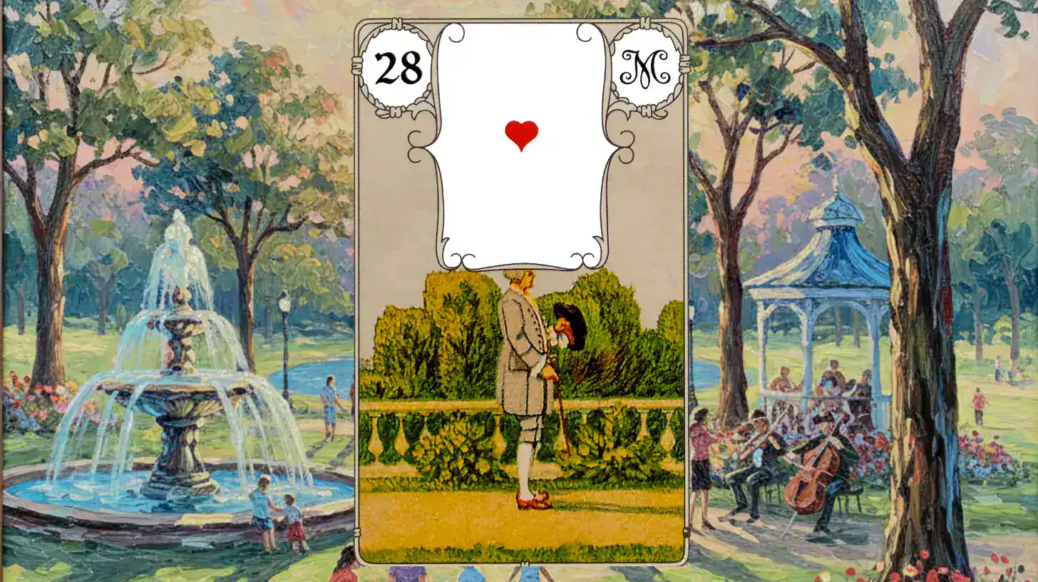 Lenormandkarte Herr 28.