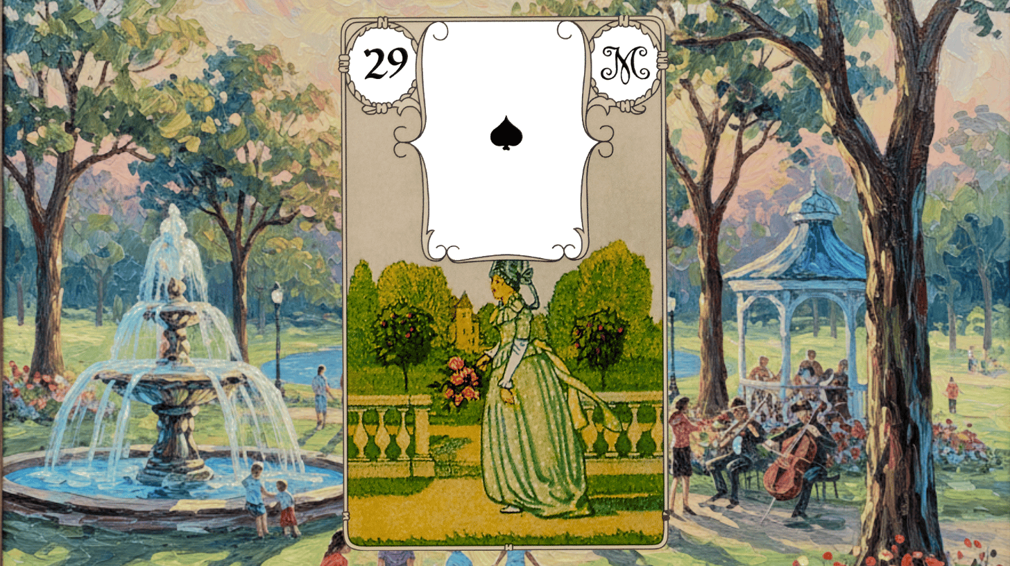 Lenormandkarte Dame 29.