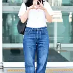 Shin Min Ah airport fashion
