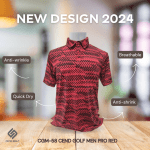 CEND Golf Men T-Shirt (Pro Red) CGM-58