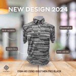 CEND Golf Men T-Shirt (Pro Black) CGM-60