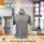 CEND Golf Men T-Shirt (Silver Leaf) CGM-68