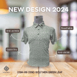 CEND Golf Men T-Shirt (Green Leaf) CGM-69