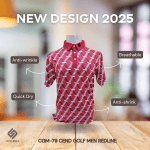 CEND Golf Men T-Shirt (Red Batik) CGM-79