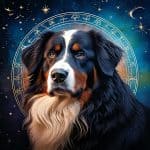 Capricorn zodiac and Bernese Mountain dog