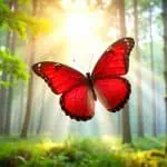 Red butterfly