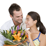 What Men Think Women Want 8 a young man giving flowers to a young woman