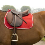 Podsedlica Girly Riding World crvena