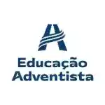 Imagem do logotipo da Educação Adventista, com o símbolo estilizado e o texto em azul, representando o compromisso com a educação baseada nos princípios bíblicos e valores cristãos.