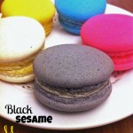 Black Sesame Macarons