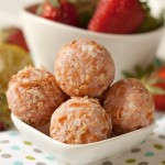 Strawberry Lime Truffles in Bowl