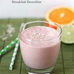 Strawberry Margarita Breakfast Smoothie