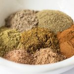 Garam Masala Ingredients measured into bowl