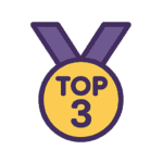 Icône médaille Top 3 – distinction du logiciel de recrutement ATS Leihia