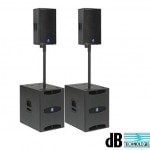 basic pa foh hire sound system hire auckland with subs and tops for Djs or bands