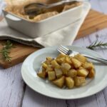 Ove Roasted Potatoes on a white plate