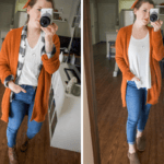 7 Ways To Style an Orange Cardigan