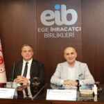 AYDIN TİCARET BORSASI İLE EGE İHRACATÇI BİRLİKLERİ ARASINDA ORTAK ÇALIŞMALARIN VE İŞ BİRLİĞİ İMKANLARININ GELİŞTİRİLMESİ AMACIYLA GÖRÜŞME GERÇEKLEŞTİRİLDİ.