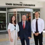 (SOL BAŞTAN) ÖZGE ÖZTÜRK, FABRİZİO PİNTO VE CENGİZ YILDIRIM