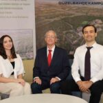 (SOL BAŞTAN) ÖZGE ÖZTÜRK, FABRİZİO PİNTO VE CENGİZ YILDIRIM