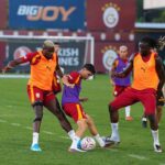 GALATASARAY, TRENDYOL SÜPER LİG'İN 4. HAFTASINDA OYNAYACAĞI BAŞAKŞEHİR MAÇI HAZIRLIKLARINI SÜRDÜRDÜ.