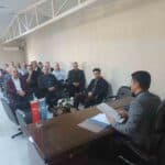AYDIN’IN YENİPAZAR İLÇESİNDE İLÇE MÜFTÜLÜĞÜ PERSONELİNİN KATILIMIYLA AYLIK MUTAT TOPLANTI GERÇEKLEŞTİRİLDİ. İLÇE MÜFTÜSÜ DR. MESUT ALKIŞ BAŞKANLIĞINDAKİ TOPLANTIDA, İLÇEDE YÜRÜTÜLEN DİN HİZMETLERİ İLE PERSONELİN GÖREV VE SORUMLULUKLARINA İLİŞKİN KONULAR DEĞERLENDİRİLDİ.