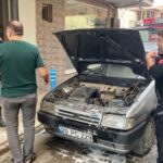 AYDIN'IN EFELER İLÇESİNDE SEYİR HALİNDEKİ OTOMOBİLİN MOTOR KISMINDA ÇIKAN YANGIN PANİKLETİRKEN, İTFAİYE EKİPLERİNİN ZAMANINDA MÜDAHALESİ ARACI METAL YIĞINI OLMAKTAN KURTARDI.