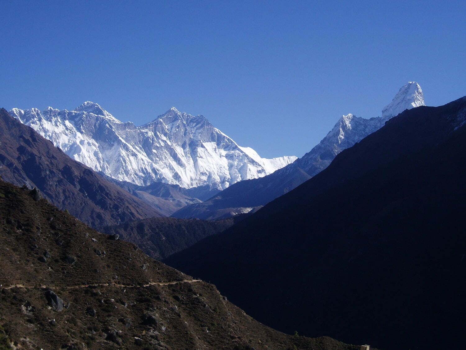 Mount everest base camp from namche bazaar - Best place to visit in nepal for adventure torurists