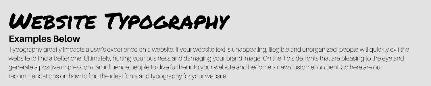 Bolder Header website header fonts