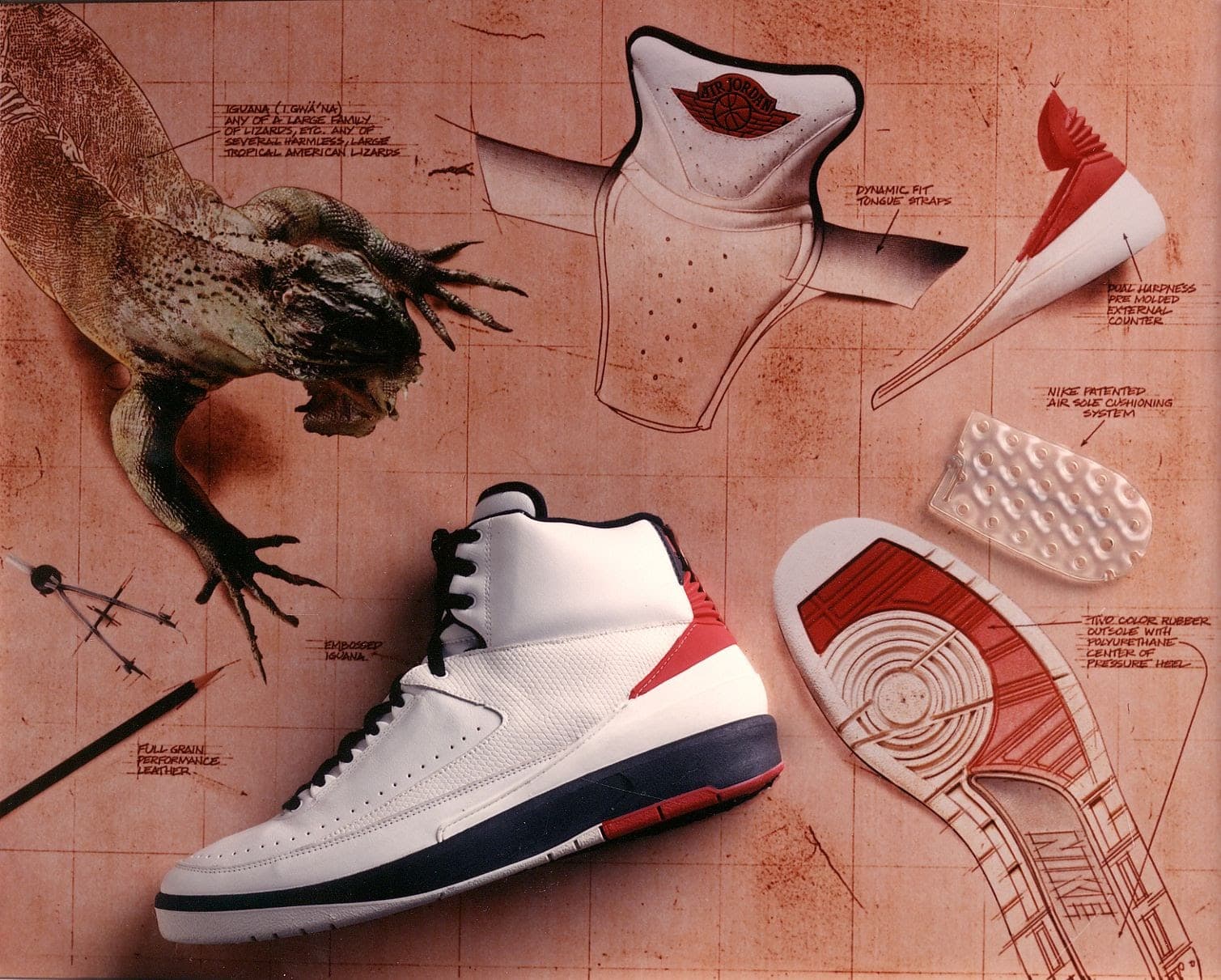 Calzado para hombre Air Jordan 2 Origins.