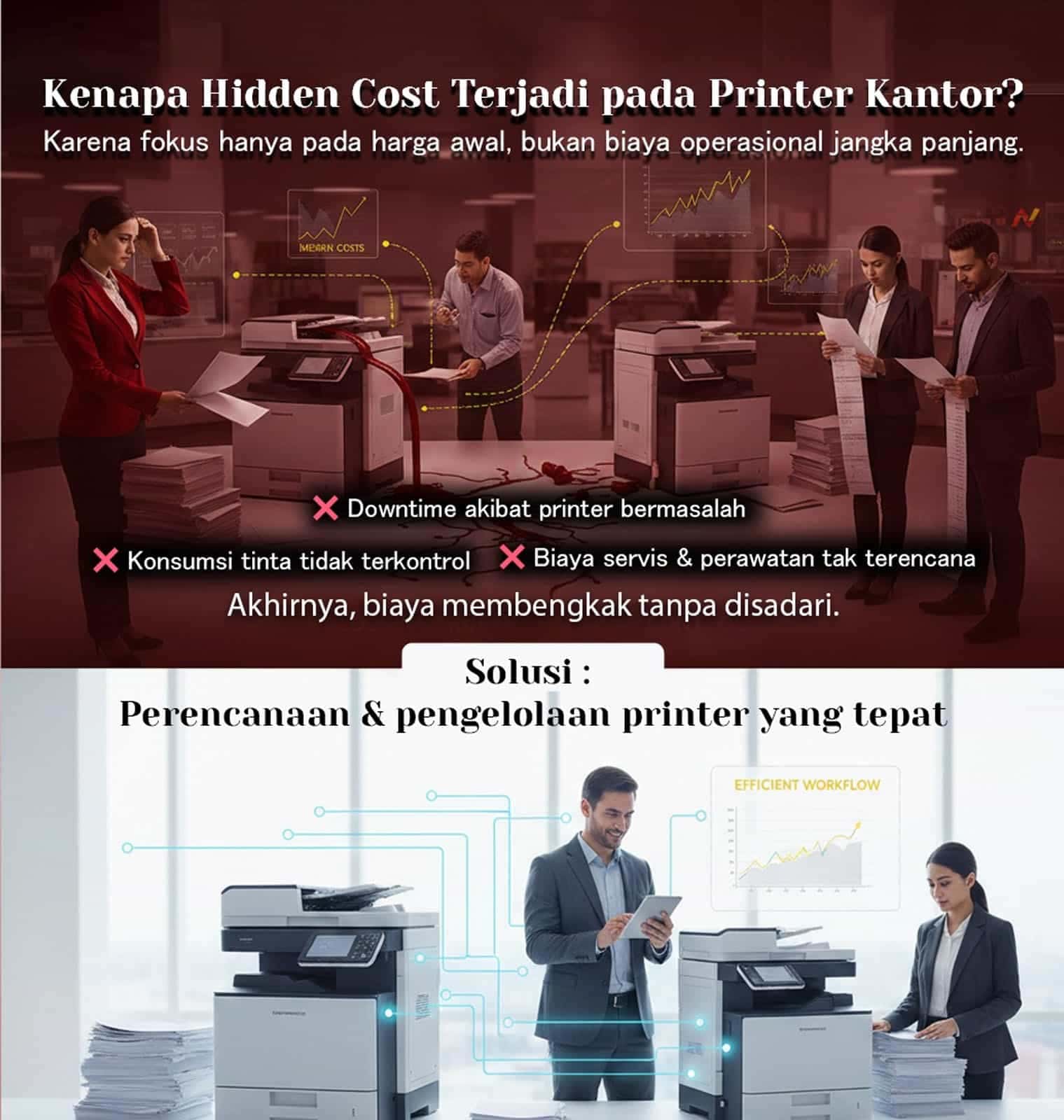 Hidden Cost denagan Managed Print Services Newton