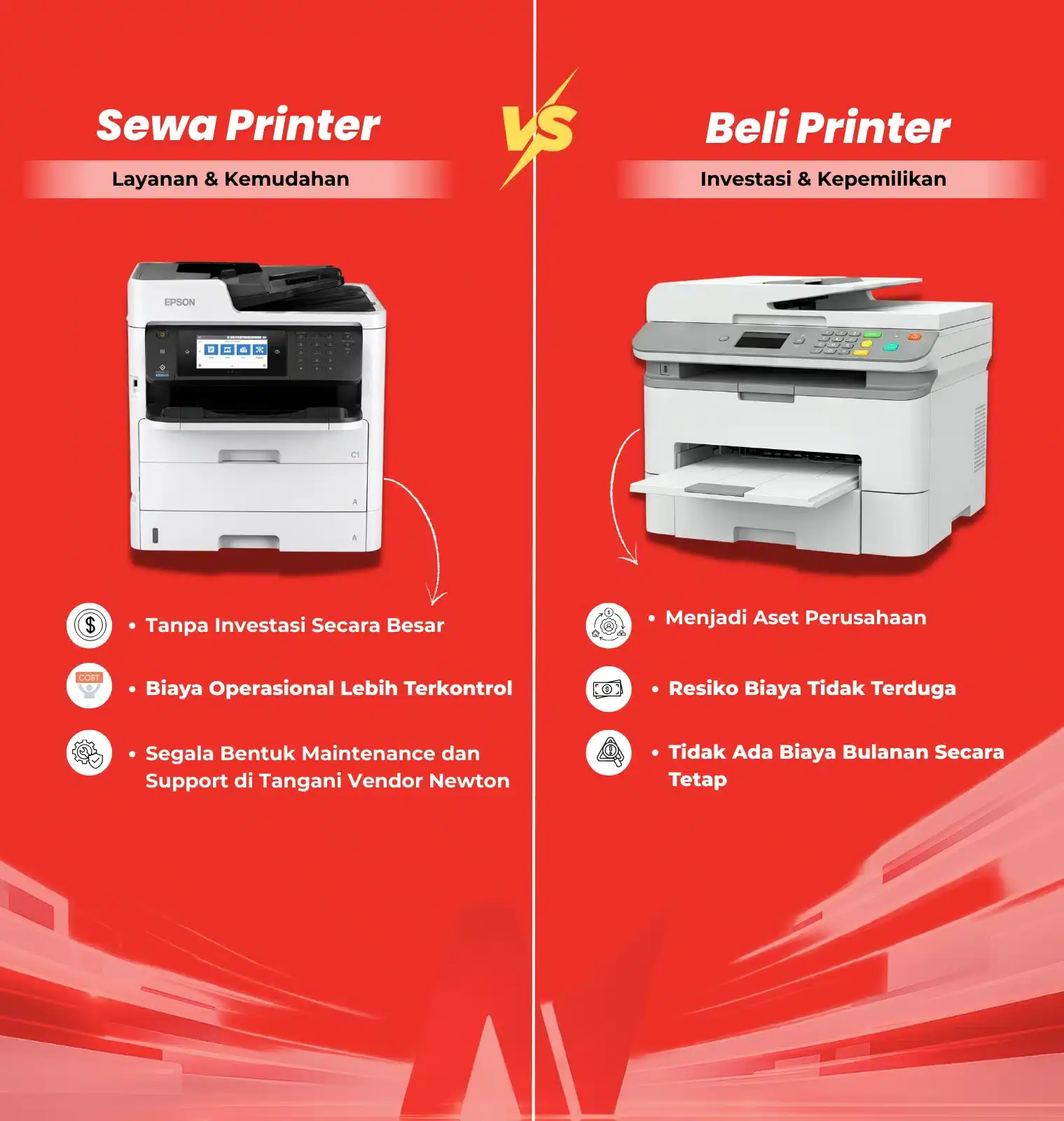 sewa printer atau beli printer
