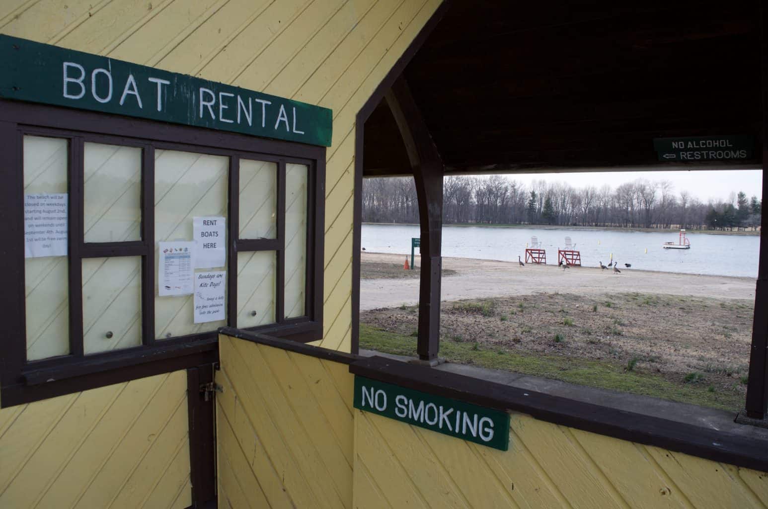 beach at Buffalo Trace Park